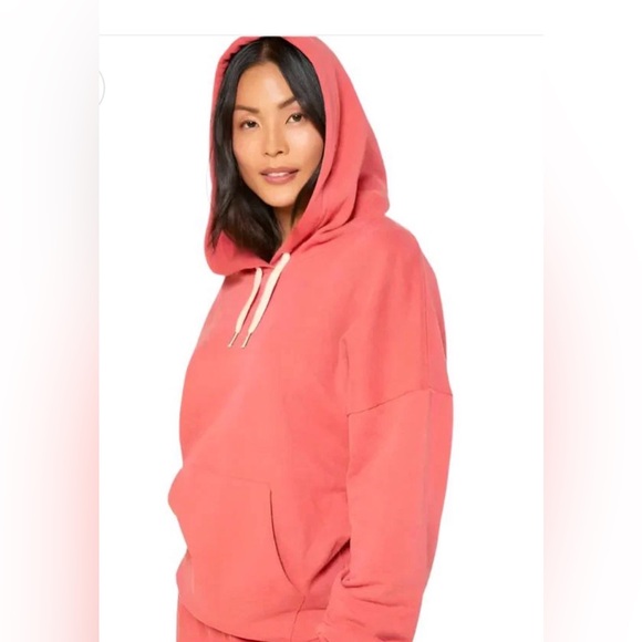 Outerknown Tops - Outerknown Hoodie Slouchy Cranberry - New With Tags- Giftable